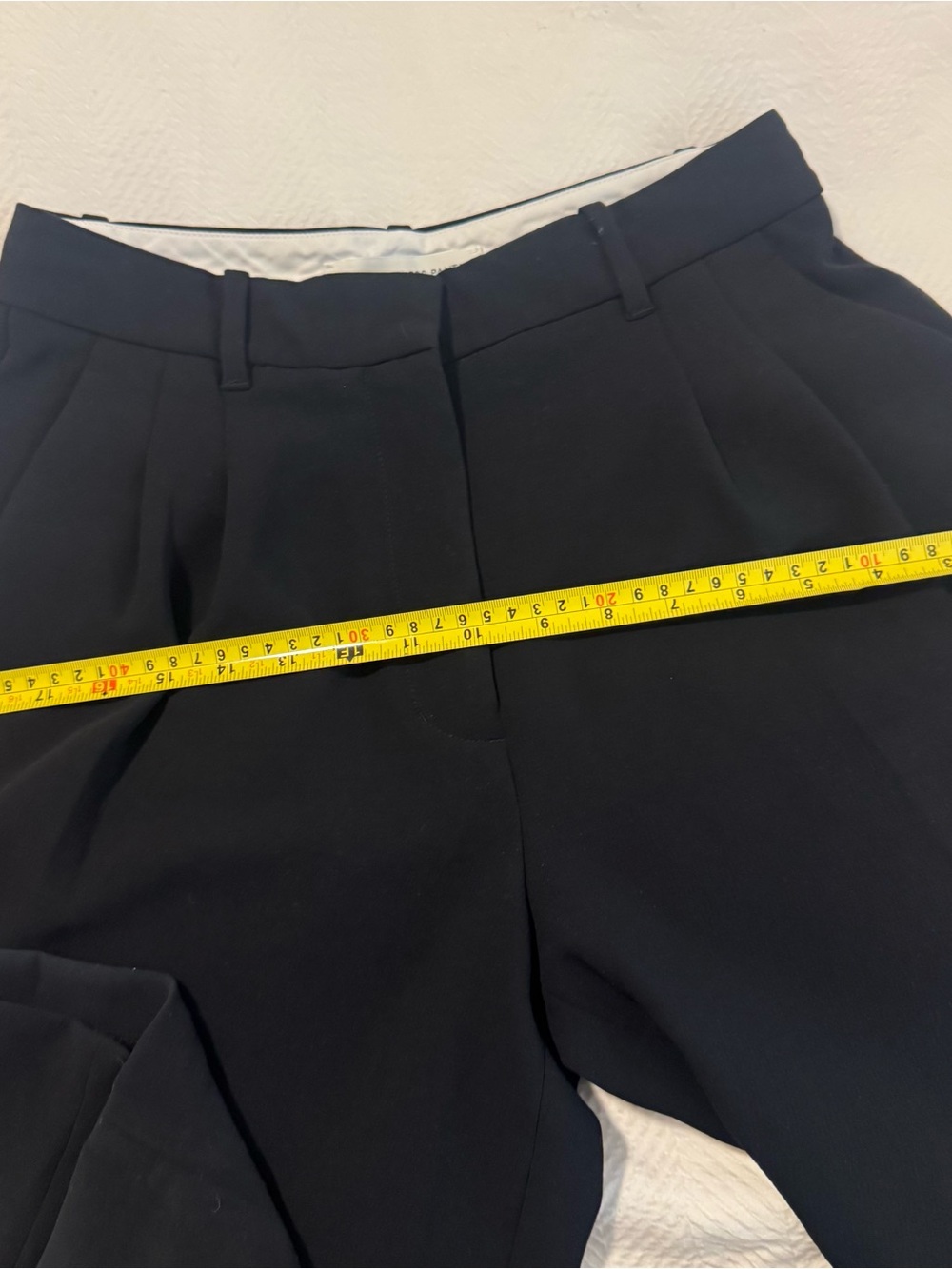 Aritzia Wide-Leg Pleated Pants in black - Picture 13 of 16